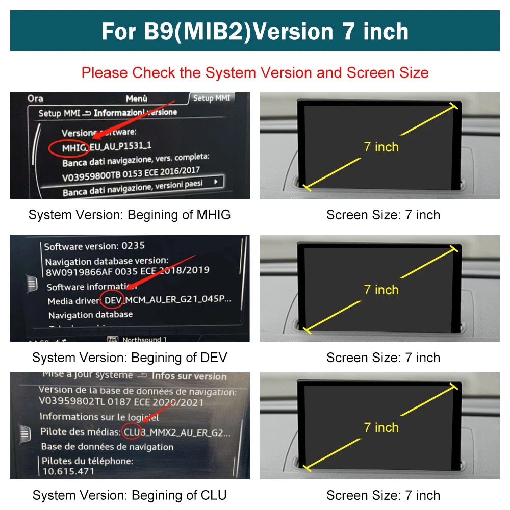 For Audi A3 Q2(TAX FREE)