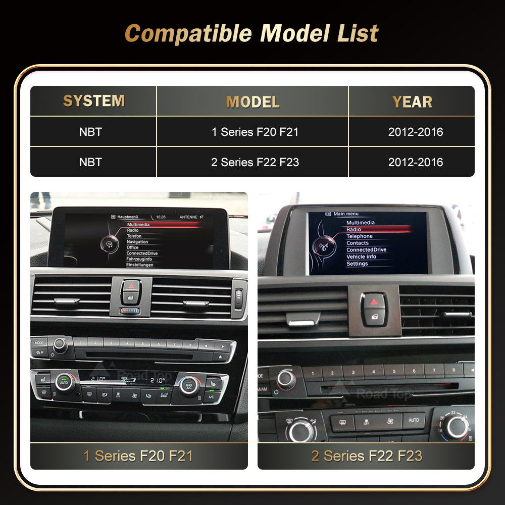 HD Screen For BMW 1 2 Series（TAX FREE）