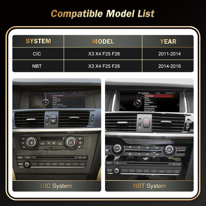 HD Screen For BMW X3 X4