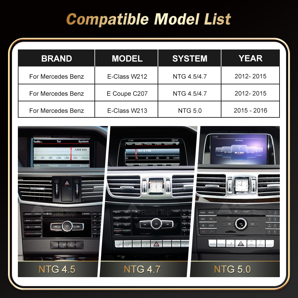 For Mercedes Benz E-CLASS W212 （TAX FREE）