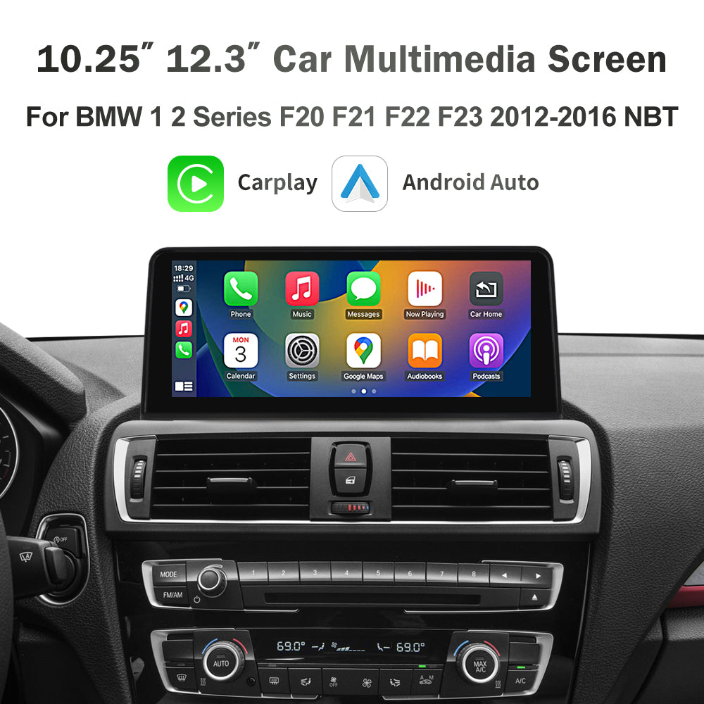RoadTop Linux Touch Screen For BMW 1 2 Series  F20 F21 F22 F23 NBT 2012-2018
