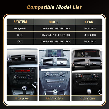 HD Screen For BMW 1 2 Series（TAX FREE）