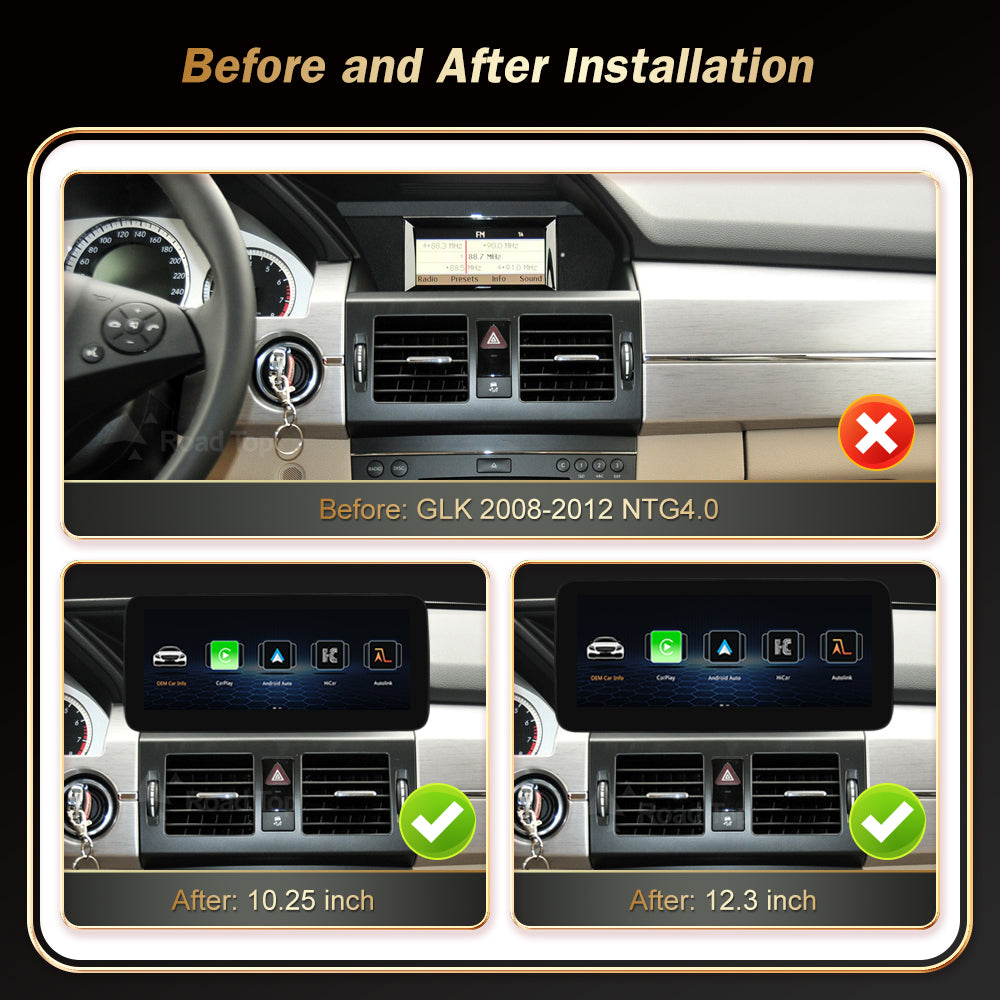 HD Screen For Mercedes-Benz GLK X204