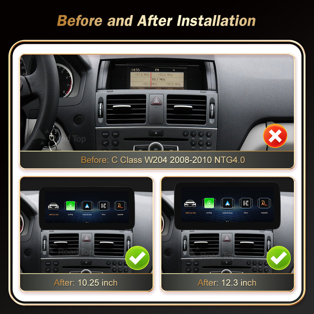 HD Screen For Mercedes-Benz C GLC V（TAX FREE）