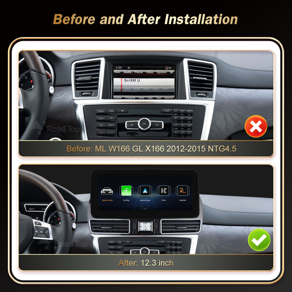 HD Screen For Mercedes-Benz ML GL（TAX FREE）