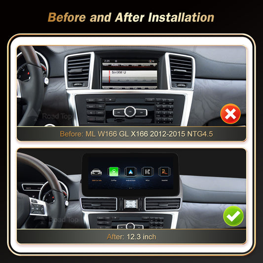 HD Screen For Mercedes-Benz ML GL（TAX FREE）