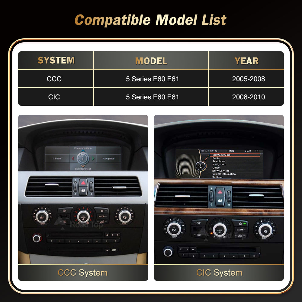 HD Screen For BMW 5 Series（TAX FREE）