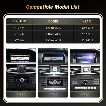HD Screen For Mercedes-Benz E Class W212（TAX FREE）