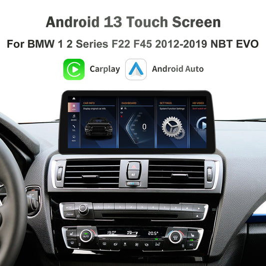 For BMW 1 2 Series CCC CIC NBT EVO Android 13 Stereo Head Unit