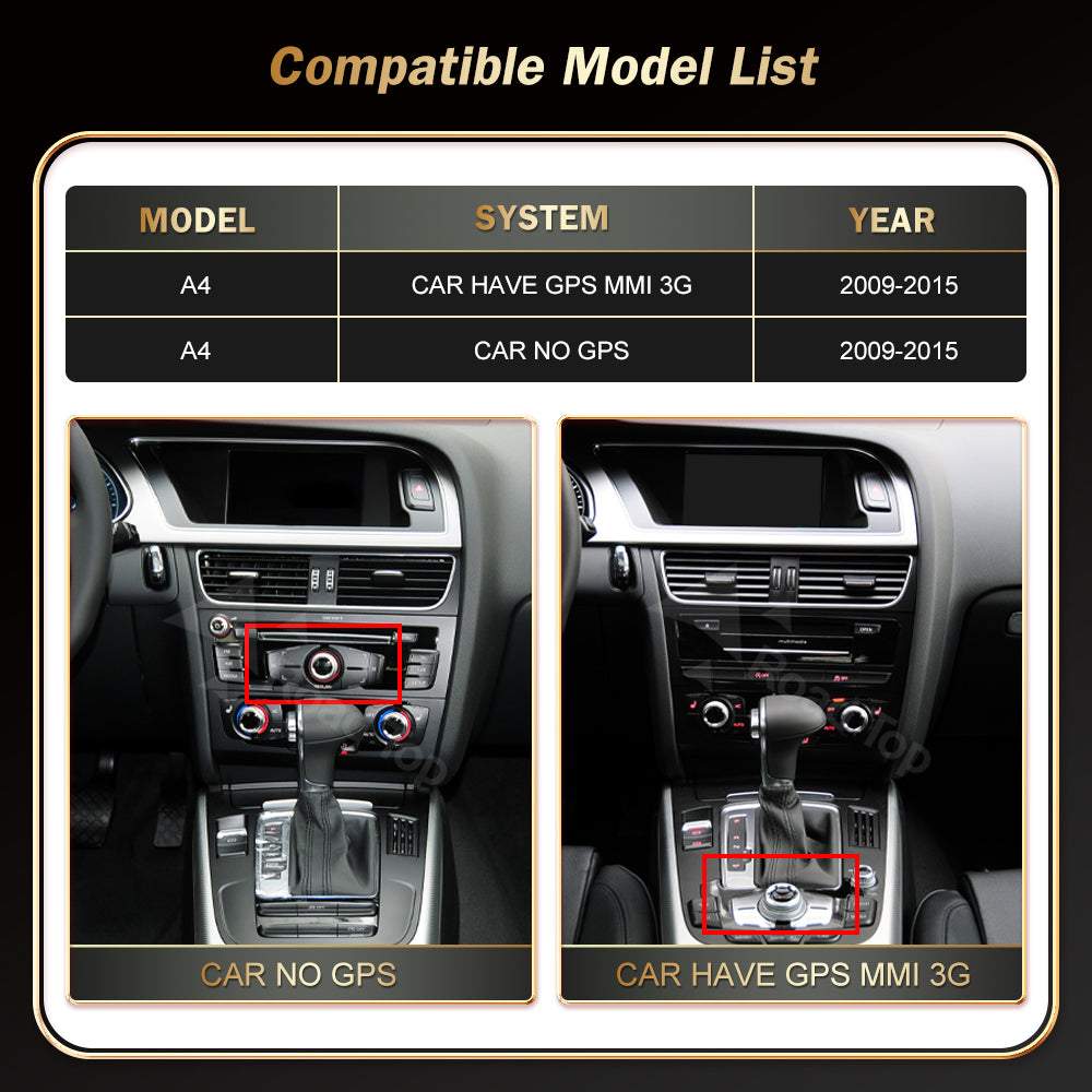 HD Screen For Audi A4 A5（TAX FREE）