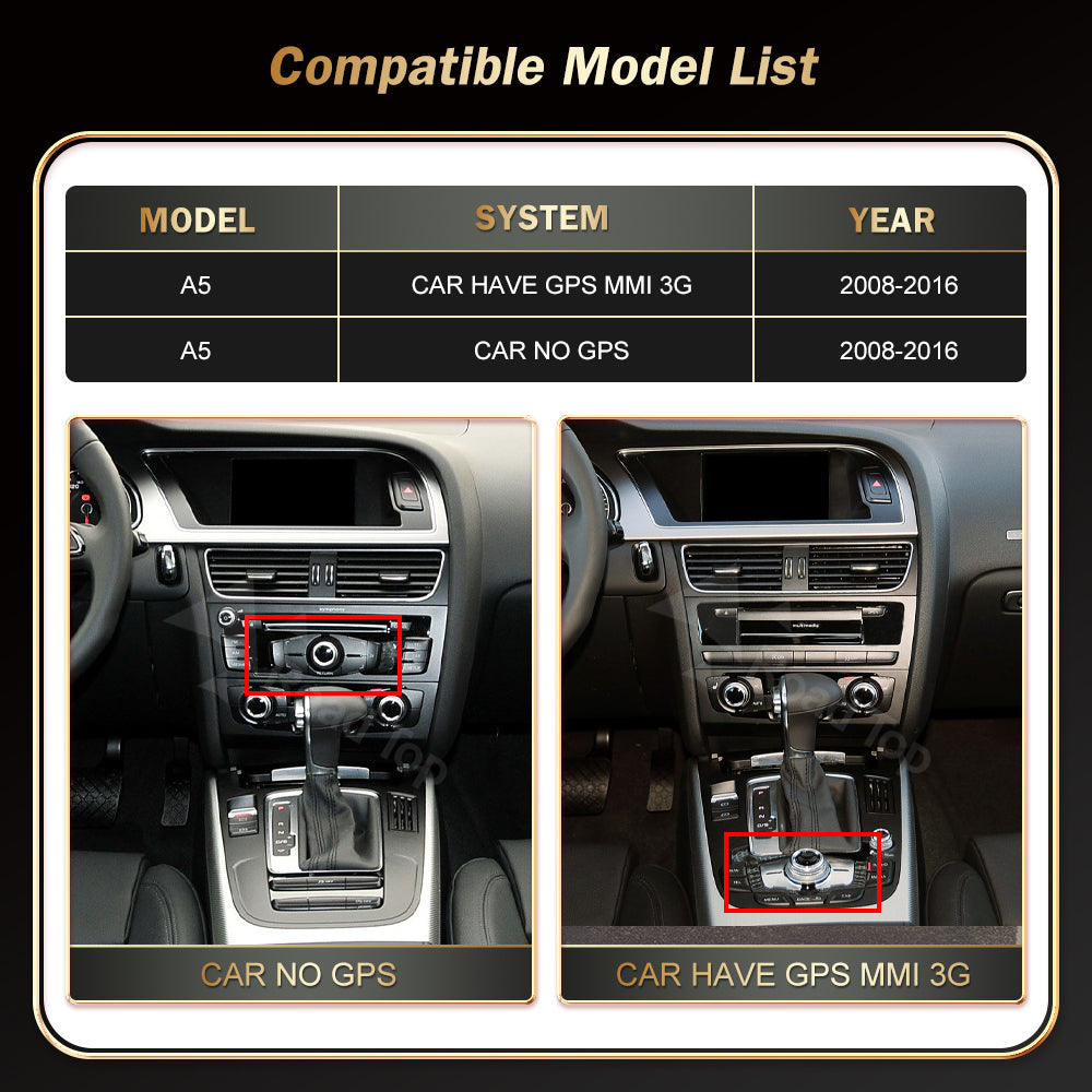 HD Screen For Audi A4 A5（TAX FREE）