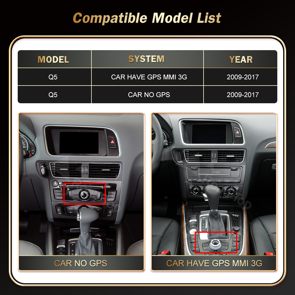 HD Screen For Audi Q5（TAX FREE）