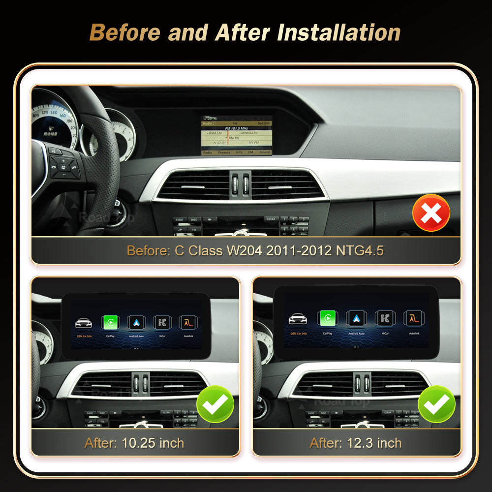 HD Screen For Mercedes-Benz C GLC V（TAX FREE）