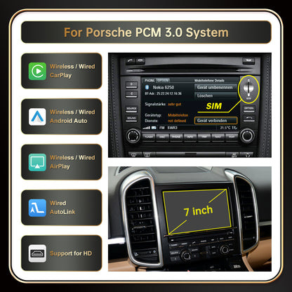 For Porsche PCM3.0&3.1 System（TAX FREE）