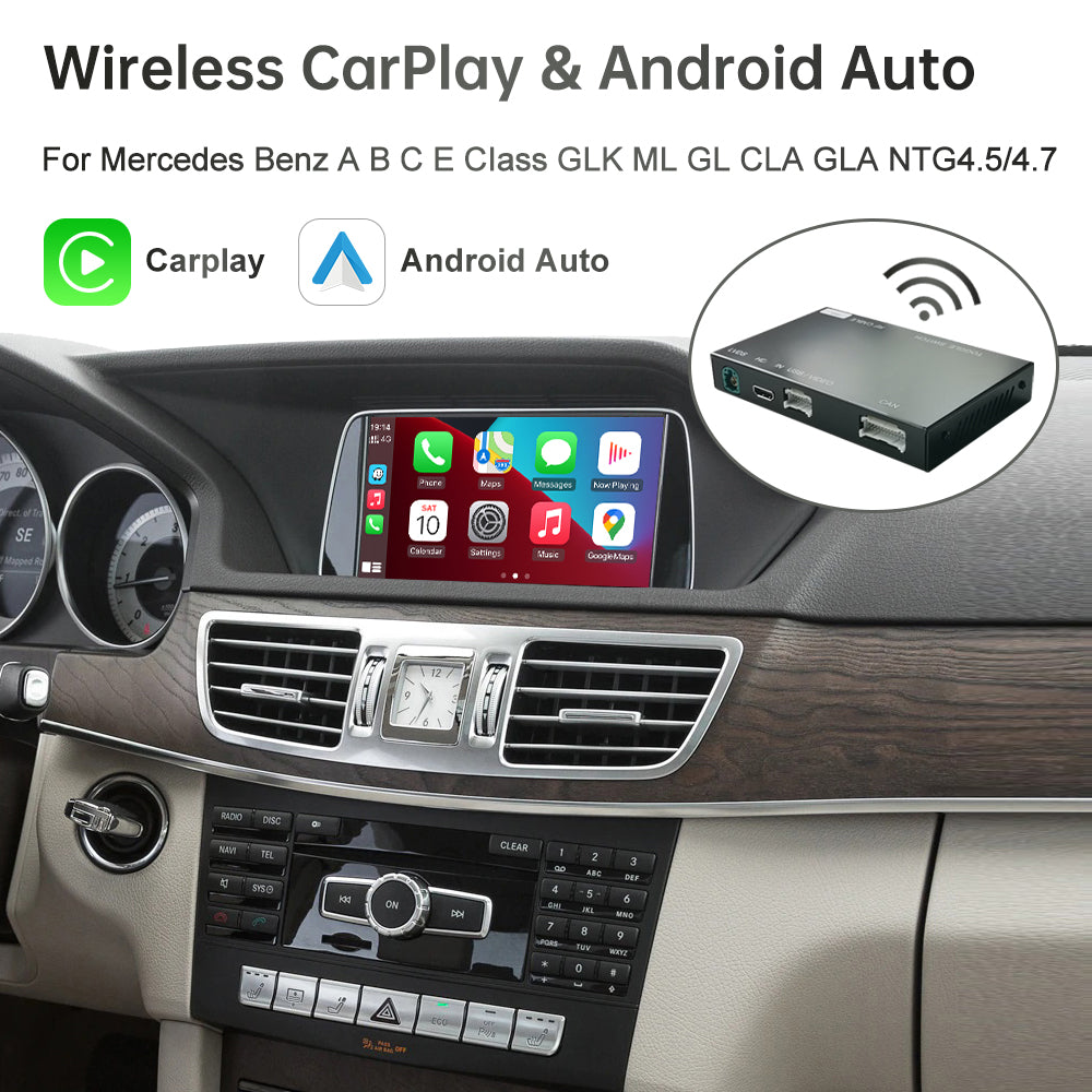CarPlay for Mercedes Benz A B C E-Class CLA GLA CLS ML G GL GLK