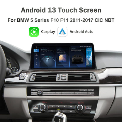 For BMW 5 Series CIC NBT EVO Android 13 Stereo Head Unit
