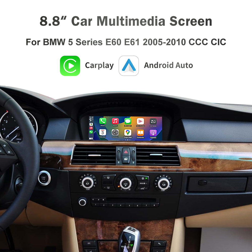 RoadTop Linux Touch Screen For BMW 5 Series E60 E61 CCC CIC 2005-2010