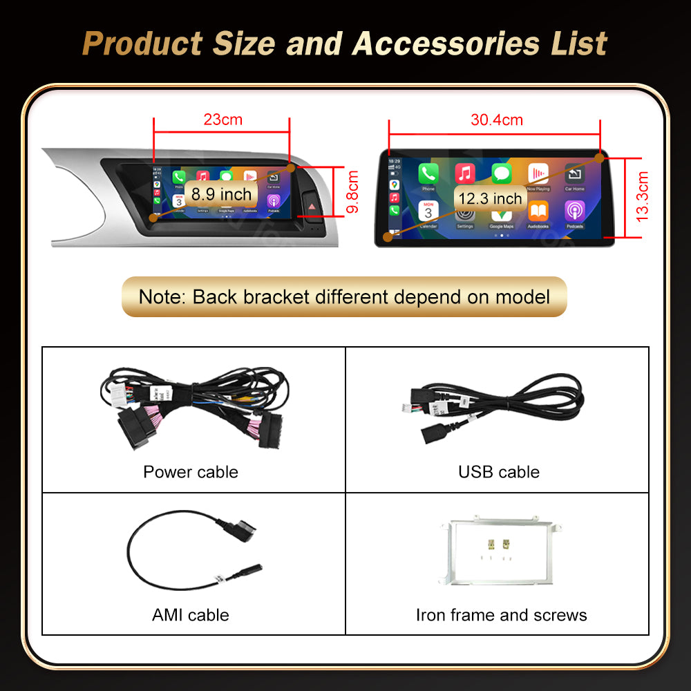 HD Screen For Audi A4 A5（TAX FREE）