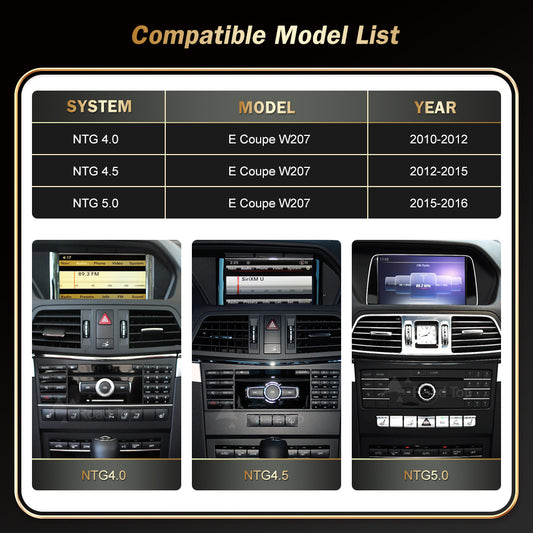 HD Screen For Mercedes-Benz E Coupe W207