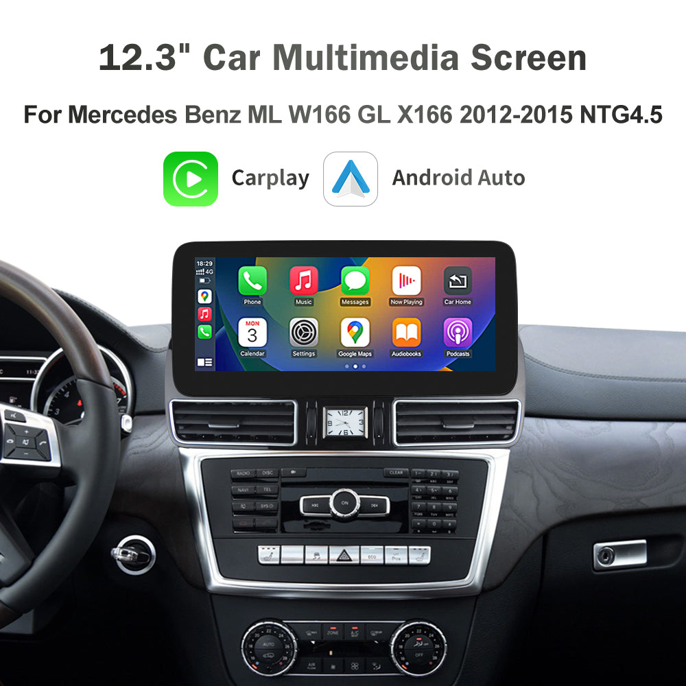 RoadTop HD Linux Touch Screen For Mercedes-Benz ML W166 GL X166 NTG4.5 2012-2015