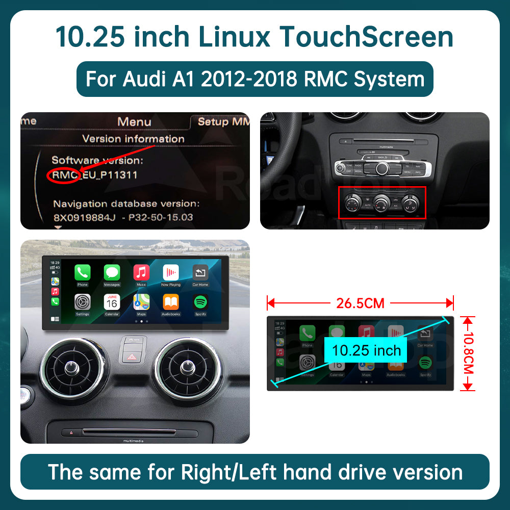 Ultra-thin TouchScreen For Audi A1 Q3