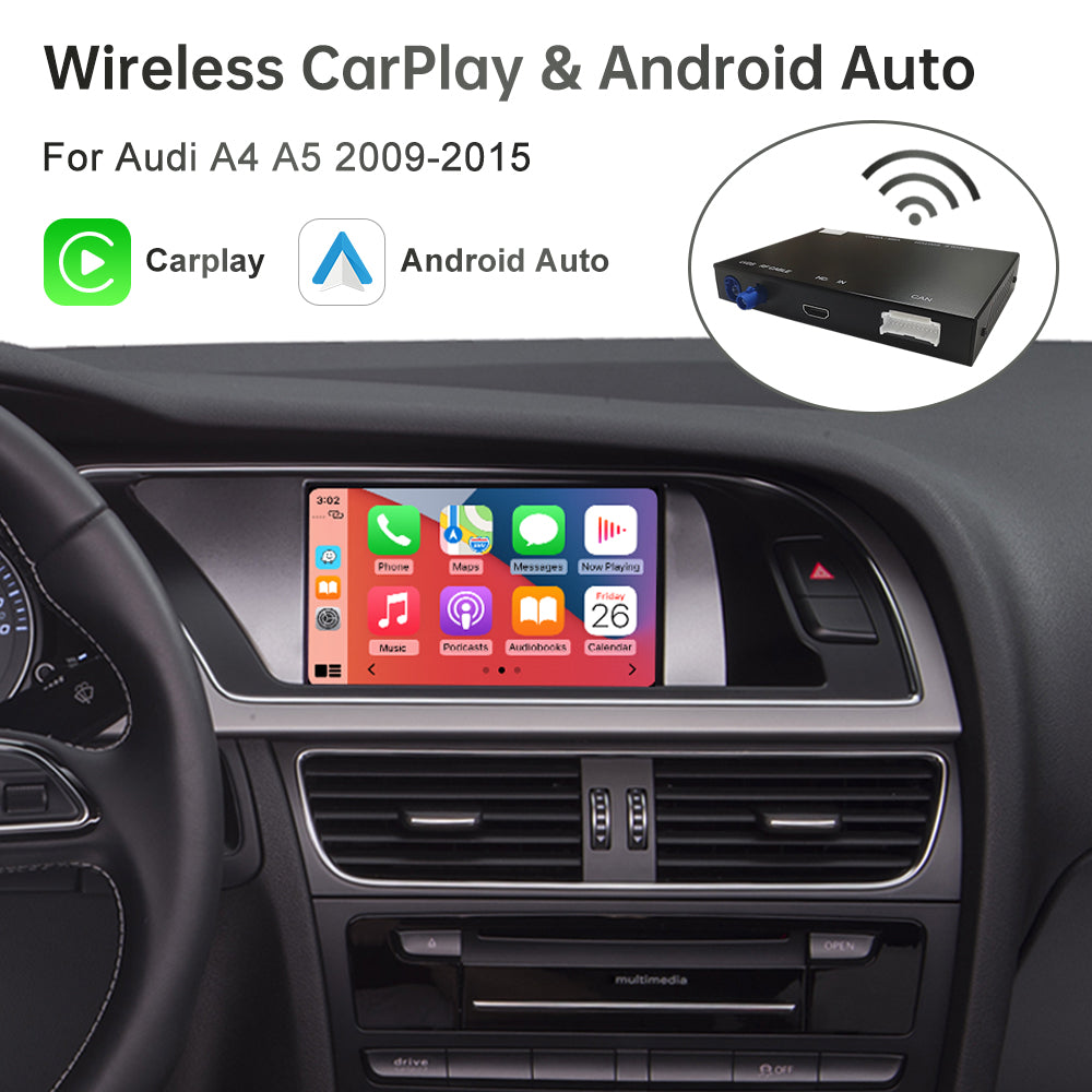 RoadTop Wireless Apple CarPlay Interface for Audi A4 A5