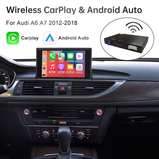 RoadTop Wireless Apple CarPlay Interface for Audi A6 A7