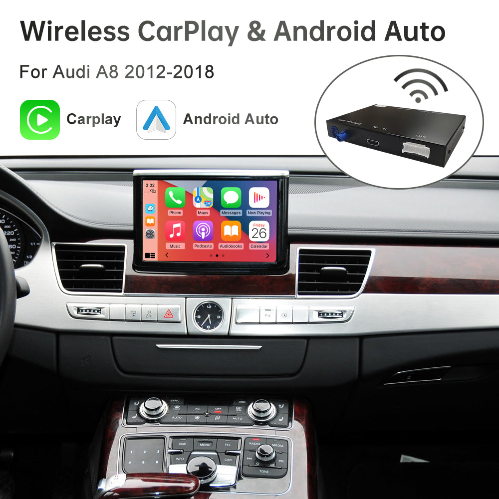 RoadTop Wireless Apple CarPlay Interface for Audi A8