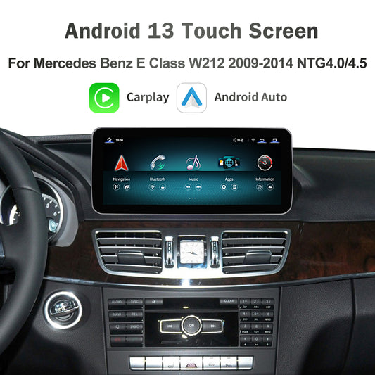 For Mercedes Benz E-Class W212 Android 13 TouchScreen