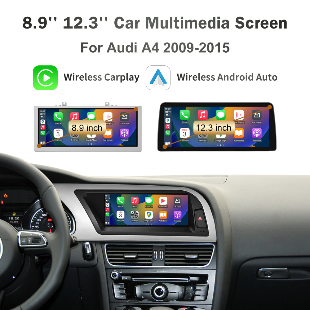 RoadTop HD Linux Touch Screen For Audi A4 2009-2015