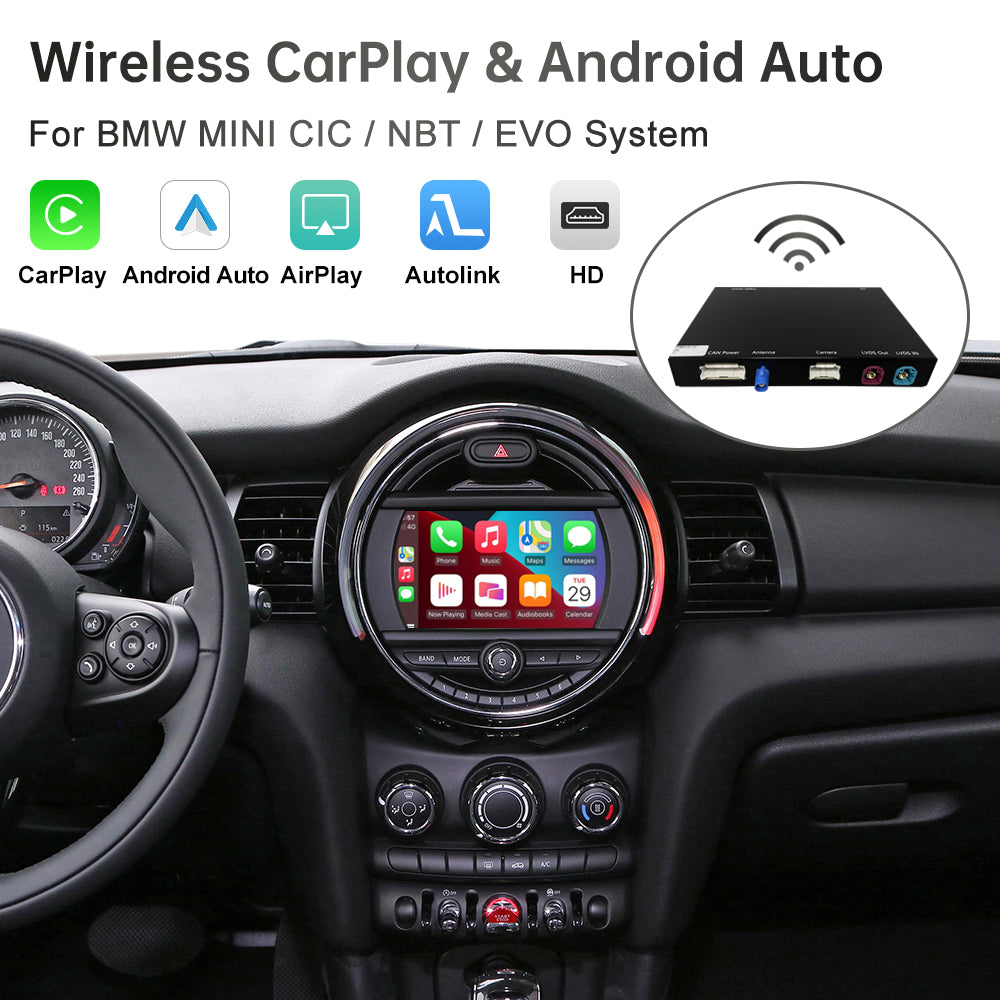 Wireless CarPlay for Mini R55 R56 R57 R58 R59 R60 R61 F54 F55