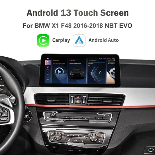 For BMW X1 F48 CIC NBT EVO Android 13 Stereo Head Unit
