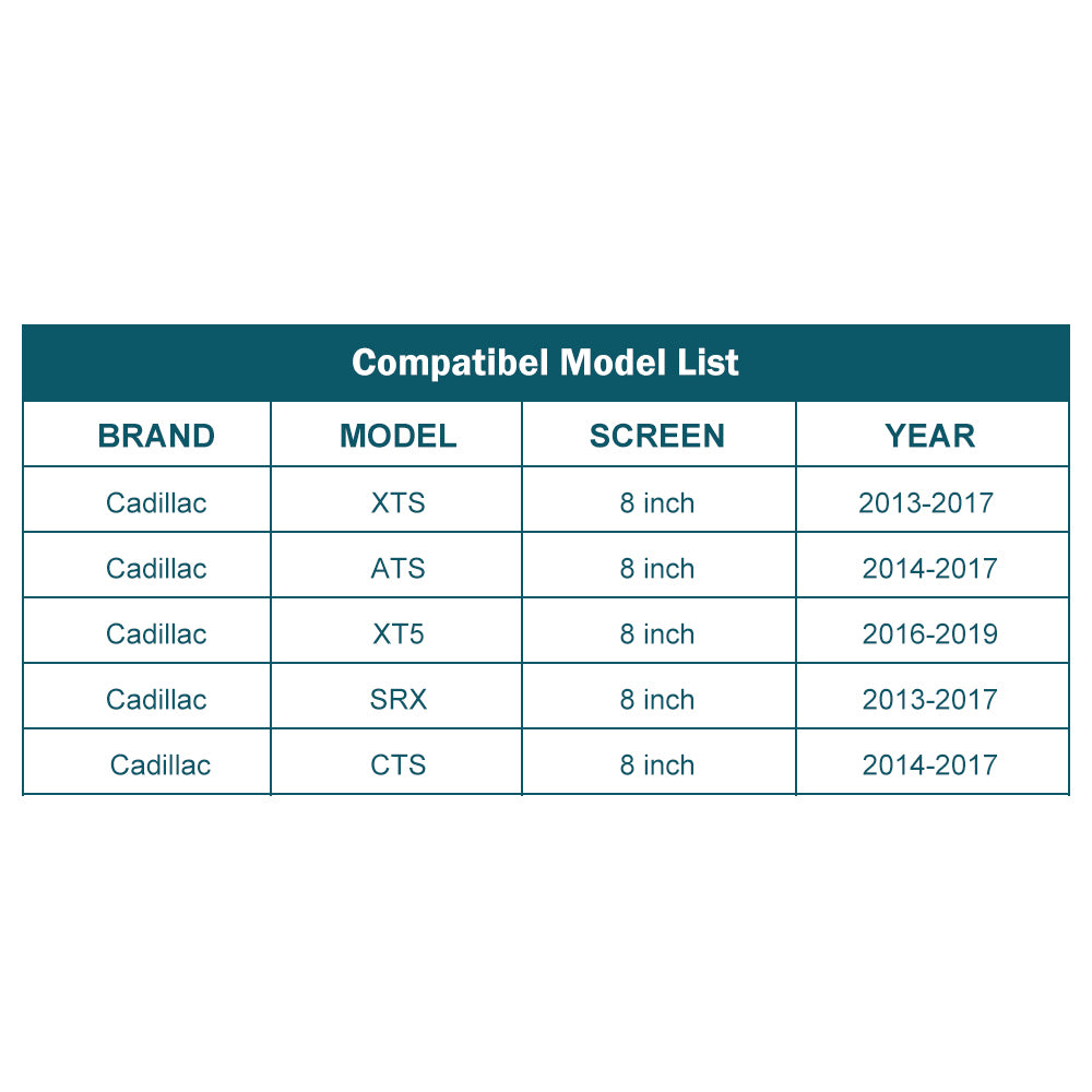 For Cadillac CTS ATS XT5 XTS SRX CTS HMI 2.0/2.5 System