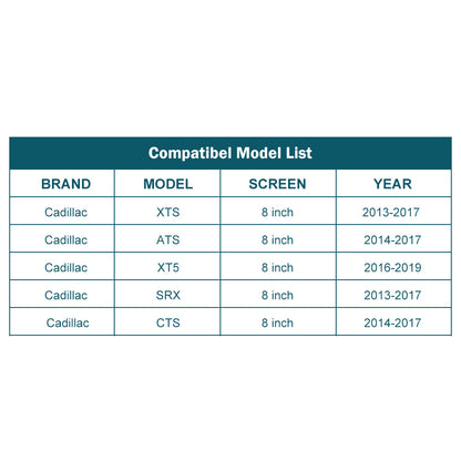 For Cadillac CTS ATS XT5 XTS SRX CTS HMI 2.0/2.5 System