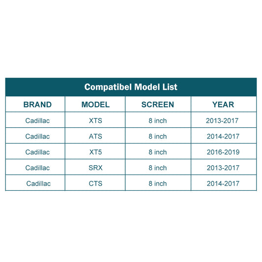 For Cadillac CTS ATS XT5 XTS SRX CTS HMI 2.0/2.5 System