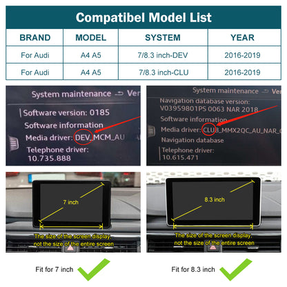 For Audi A4 A5（TAX FREE）