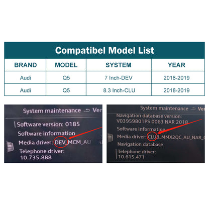 For Audi Q5（TAX FREE）