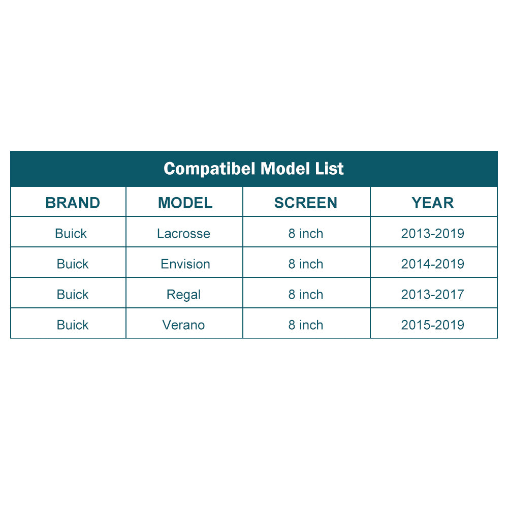 For Buick LaCrosse Regal Envision Verano