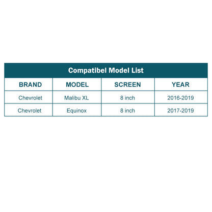 For Chevrolet Malibu XL Equinox 8" LCD Screen