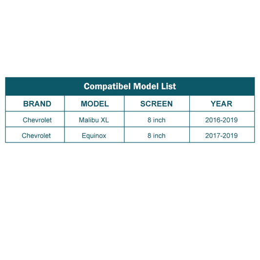 For Chevrolet Malibu XL Equinox 8" LCD Screen