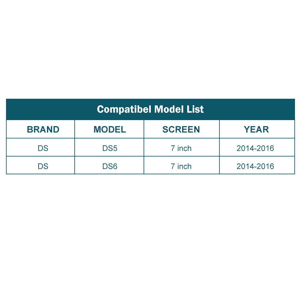 For DS5 DS6 7" Screen