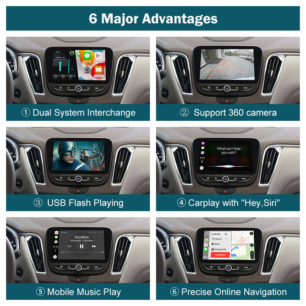 For Chevrolet Malibu XL Equinox 8" LCD Screen