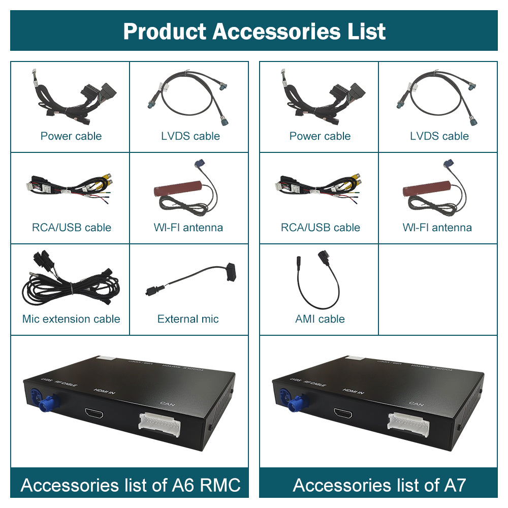 For Audi A6 A7（TAX FREE）