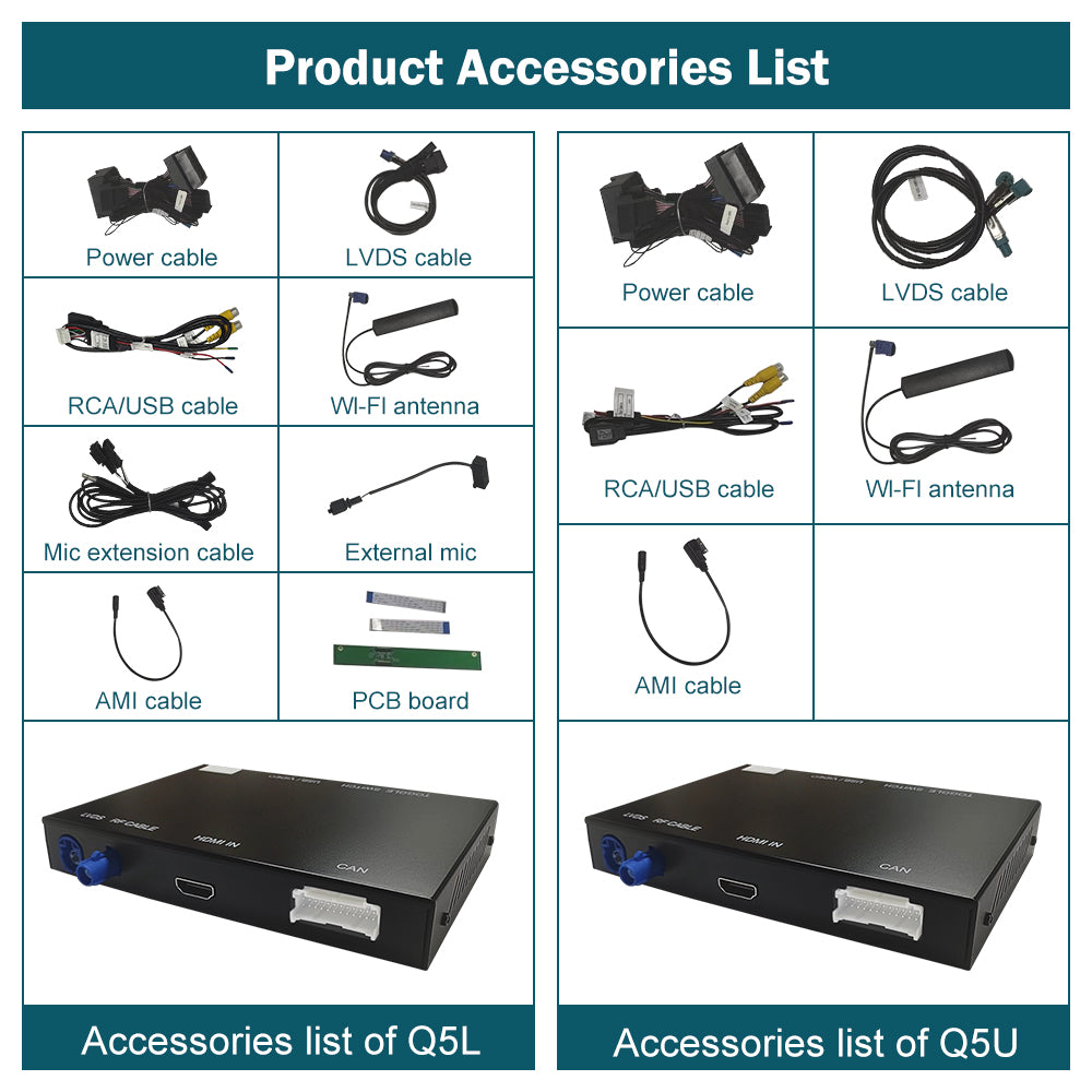 For Audi Q5（TAX FREE）